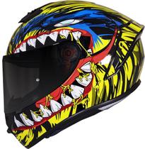 Capacete Norisk Supra Hungry Amarelo Azul