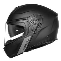 Capacete norisk vortex monocolor matte black preto fosco escamotiavel articulado Capacete norisk vortex monocolor matte black preto fosco escamotiavel articulado