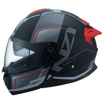 Capacete NZI Combi 3 Duo Orbe Preto/Anthracite/Vermelho 62 Capacete NZI Combi 3 Duo Orbe Preto/Anthracite/Vermelho 62