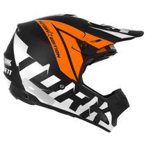 Capacete Off Road Motocross Trilha Esportivo Fechado Pro Tork Th1 Factory Edition Neon