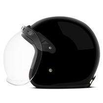 Capacete Old School Café Racer Custom Solid Especial Unissex Chopper Vintage Retrô 56 58 60 Etceter