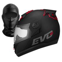 Capacete Original Feminino Masculino Moto Fechado Evolution G8 788 Narigueira Balaclava PRO TORK