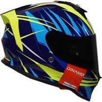Capacete Origine Dinamo Sz Revo Neon Amarelo Azul Tam 62 Capacete Origine Dinamo Sz Revo Neon Amarelo Azul Tam 62
