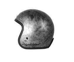 Capacete Origine Primo Scacco Prata Custom Retro Com pala Tamanho:60Desenho:Liso