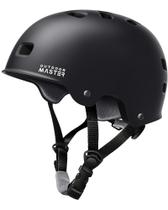Capacete OutdoorMaster Skateboard Cycling Black XL para crianças