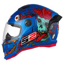 Capacete Para Andar de Moto Stealth Zombie Fosco Masculino e Feminino