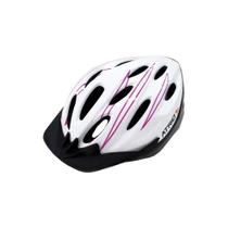 Capacete Para Bike Atrio BI124 Branco/Rosa Tam M