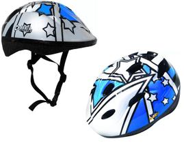 Capacete Para Bike Skate e Patins Azul e Branco Bel Sports - Interior em EPS - Tamanho G - 409200