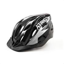 Capacete Para Ciclismo MTB 20 19 Entradas de Ventilação Preto e Branco G Atrio Multilaser - BI159