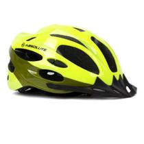 Capacete para ciclista bike nero mtb absolute com led