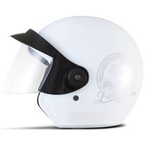 Capacete Para Moto Aberto Masculino Feminino Pro Tork Liberty Three 3 Viseira Cristal Urbano Passeio