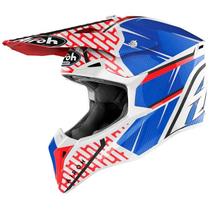 Capacete Para Moto Airoh Wraap Idol Tamanho L 59 60 Azul Vermelho