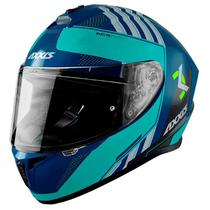 Capacete Para Moto Axxis Draken Mythic C7 Tamanho Áudio M 57 58 Azul