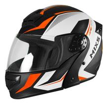 Capacete Para Moto Escamoteável Mixs Gladiator Neo Fosco