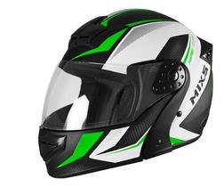 Capacete Para Moto Escamoteável Mixs Gladiator Neo Fosco