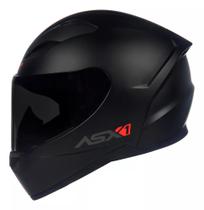 Capacete para Moto Fechado Asx City Solid Fosco Preto