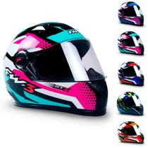 Capacete Para Moto Fechado GTN Com Casco ABS Resistente Abertura Em 2 Estágios Com Viseira Transparente 2.5mm FW3 Capacete Para Moto Fechado GTN Com Casco ABS Resistente Abertura Em 2 Estágios Com Viseira Transparente 2.5mm FW3