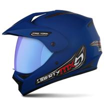Capacete Para Moto Fechado Motocross Mx Vision Com Viseira Camaleão - Pro Tork