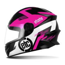 Capacete Para Moto Infantil Fechado Liberty Etceter Kids Criança Seguro Menina Menino