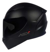 Capacete Para Moto Integral Asx City Solid Preto Fosco Viseira Cristal Cor:Preto/FoscoTamanho:56 Capacete Para Moto Integral Asx City Solid Preto Fosco Viseira Cristal Cor:Preto/FoscoTamanho:56