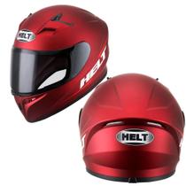 Capacete Para Moto Integral Helt Street Polar Vermelho