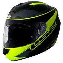 Capacete Para Moto Ls2 Rookie Recruit Ff352 Tamanho Áudio M 57 58 Verde Preto