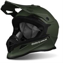 Capacete Para Moto Piloto Trilha Motocross Etceter Solid Pro Tork Maculino Feminino