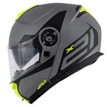 Capacete para Moto X21 Spirit Matt Cinza Preto Amarelo FSRGY Capacete para Moto X21 Spirit Matt Cinza Preto Amarelo FSRGY