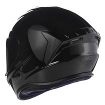 Capacete Para Motociclista ASX Draken Solid Com Viseira Fumê Extra
