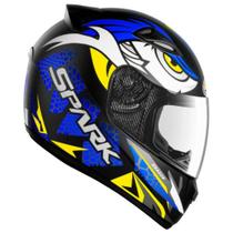 Capacete Para Motociclista EBF Novo Spark Dragon Feminino Masculino