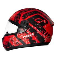 Capacete Para Motociclista Peels Spike Mob Vermelho Fosco