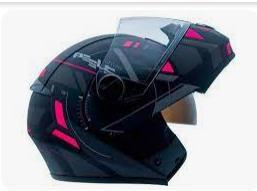 Capacete Peels Escamoteavel U-RB2 Dynamic Rosa