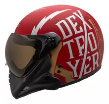 Capacete Peels F21 Burn Bordo Fosco Aberto Queixeira Moto