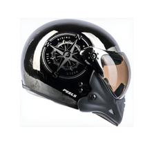 Capacete Peels F21 North 2 Viseira + Queixeira Removível Tamanho do capacete:56cor:Preto com grafite