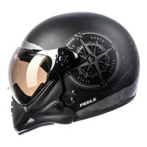 Capacete Peels F21 North Preto Fosco Grafite