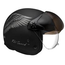 Capacete Peels F21 Sword Preto Fosco Grafite Queixo Removível