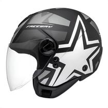 Capacete Peels Freeway 1st Preto Prata Aberto Coquinho Moto Capacete Peels Freeway 1st Preto Prata Aberto Coquinho Moto