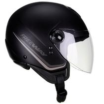 Capacete Peels Freeway New Classic Preto Fosco Capacete Peels Freeway New Classic Preto Fosco