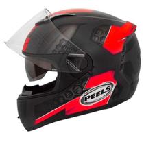 Capacete Peels Icon Dash Preto Ch vermelho