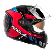 Capacete Peels Icon Force Preto e Vermelho