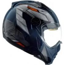Capacete Peels Miragem Steel Azul e Laranja