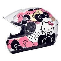 Capacete Peels Spike Hello Kitty Ribbon Branco e Rosa 58 M