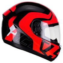 Capacete Peels SPIKE New Ghost Preto e Vermelho