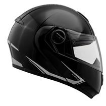 Capacete Peels U-RB2 Classic Preto e Prata Capacete Peels U-RB2 Classic Preto e Prata