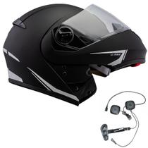 Capacete Peels U-RB2 Robocop Preto Fosco Smart Trip