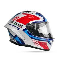 Capacete Pilot Stream Gp Tech Branco/Azul