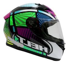 Capacete polar race flat 64 c/ viseira antirrisco 2mm Capacete polar race flat 64 c/ viseira antirrisco 2mm