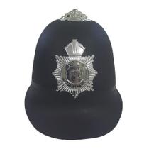 Capacete Policial Londrino Preto Capacete Policial Londrino Preto