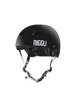 Capacete preto fita camuflada pro brilho niggli