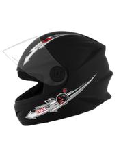 Capacete Preto Fosco Kids Pro Tork Liberty